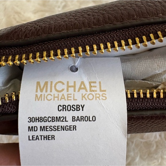 Michael Kors crosby medium messenger in barolo - Picture 3 of 7